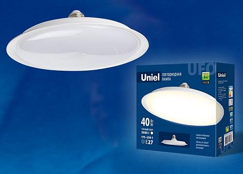 Лампа светодиодная Uniel  E27 40Вт 3000K UL-00004573