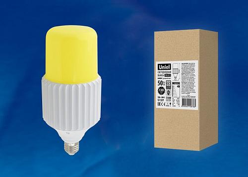 Лампа светодиодная Uniel  E27 50Вт 6000K LED-MP200-50W/6000K/E27/PH ALP06WH