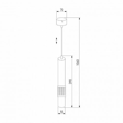 Подвесной светильник Elektrostandard DLN001 a045508