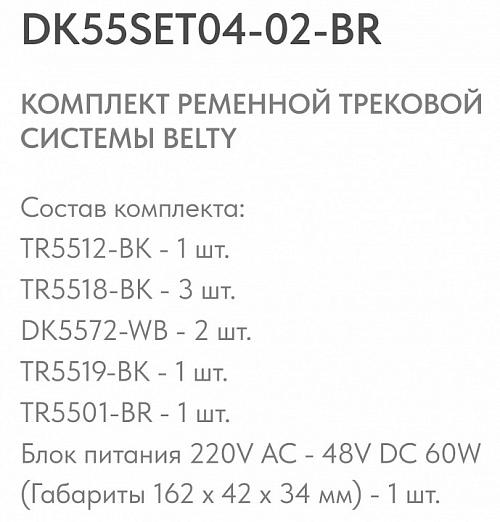 Комплект трековый Denkirs Belty SET DK55SET04-02-BR